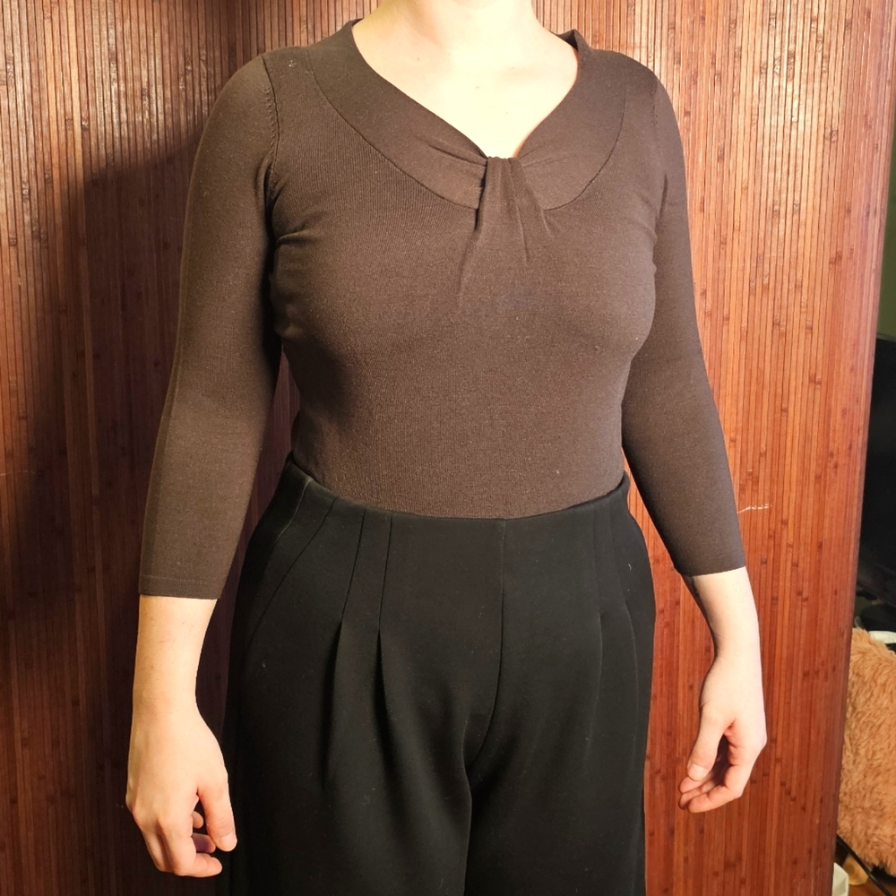 Brown Women's Top - Ann Taylor